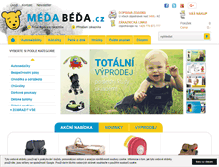 Tablet Screenshot of medabeda.cz